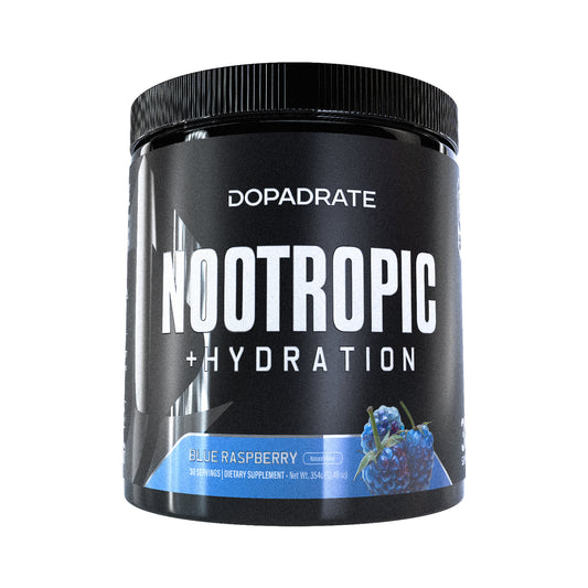 Dopadrate Nootropic Hydration Powder-Blue Razz (30 Servings)
