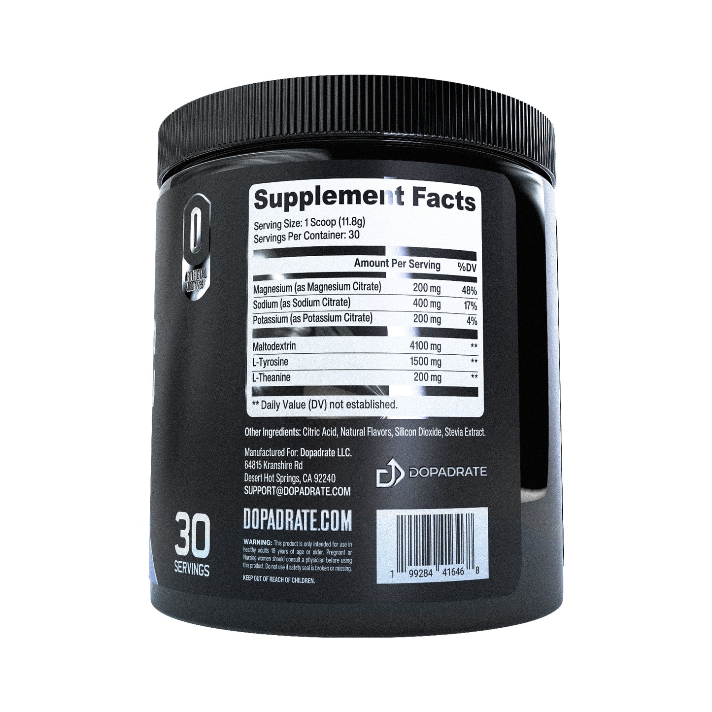 Dopadrate Nootropic Hydration Powder-Blue Razz (30 Servings)