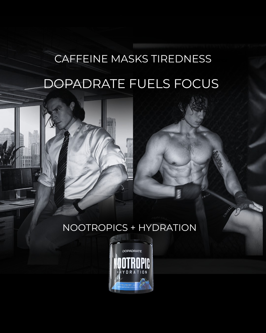 Dopadrate Nootropic Hydration Powder-Blue Razz (30 Servings)